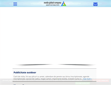 Tablet Screenshot of mediaglobal.ro